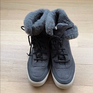 Women's Koolaburra Ryanna UGG Snow Winter Boots Gray Size 11